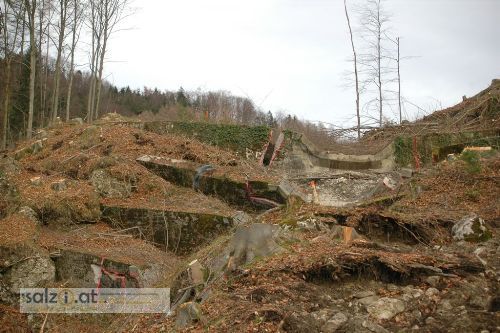 Hangrutschung in Gmunden - 