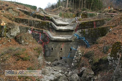 Hangrutschung in Gmunden - 