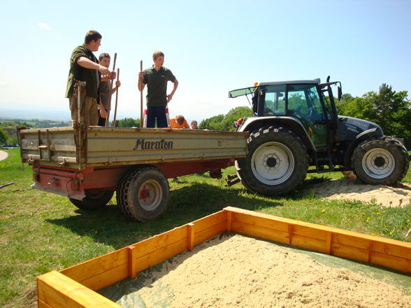 Sandkistenbefüllung 2.5.2009 - 