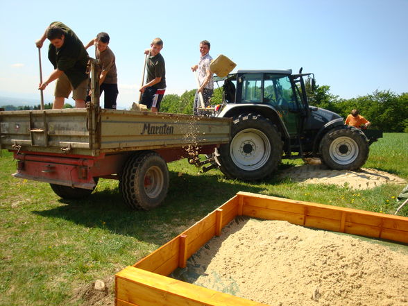 Sandkistenbefüllung 2.5.2009 - 