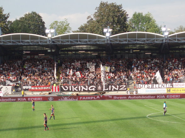 Lask gg. Rapid das Bundesligaspiel - 