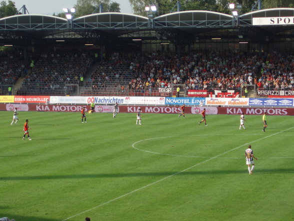 Lask gg. Rapid das Bundesligaspiel - 