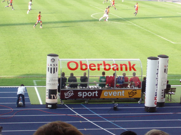 Lask gg. Rapid das Bundesligaspiel - 