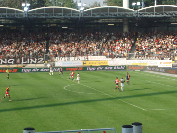 Lask gg. Rapid das Bundesligaspiel - 