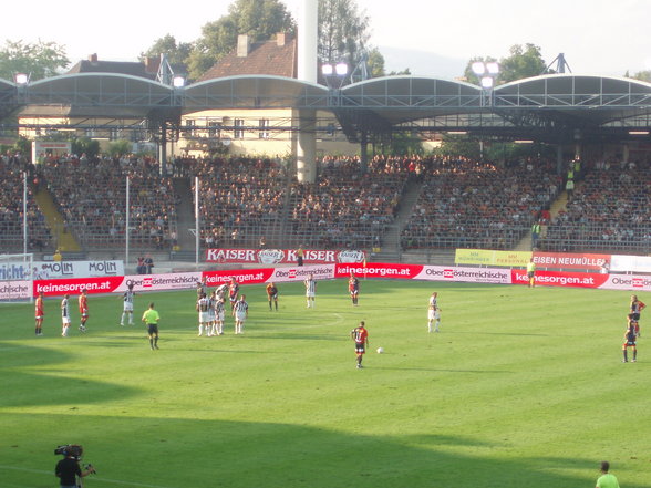 Lask gg. Rapid das Bundesligaspiel - 