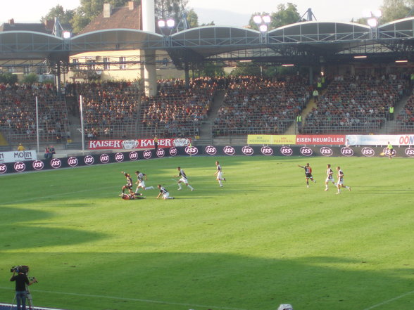 Lask gg. Rapid das Bundesligaspiel - 