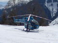 snowboarden in saalbach mit hubschrauber - 