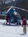 snowboarden in saalbach mit hubschrauber - 