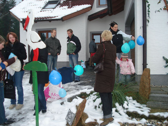 Storch aufstellen bei Anita - 