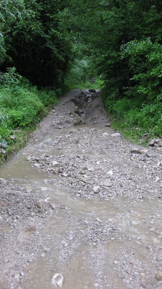 Hochwasser bei meinen Großeltern 28.6.09 - 