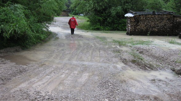 Hochwasser bei meinen Großeltern 28.6.09 - 