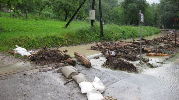 Hochwasser bei meinen Großeltern 28.6.09 - 