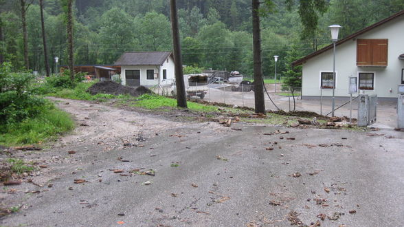 Hochwasser bei meinen Großeltern 28.6.09 - 