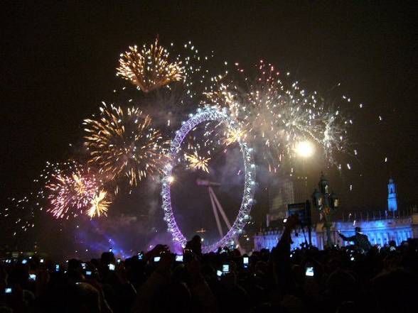 silvester 2005/06 in london - 