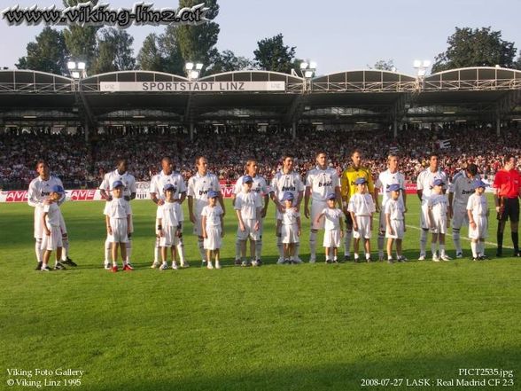 LASK - Real Madrid 27.07.2008 - 