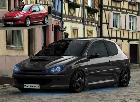 Peugeot 206 Tuning für mei auto - 