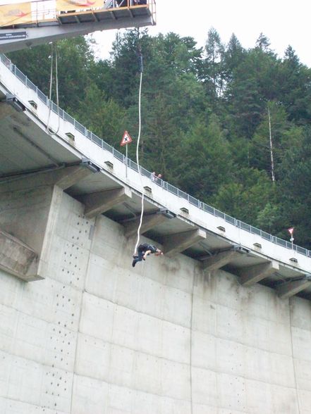 Da Alex beim Bungee springen - 