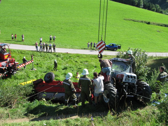 Traktorbergung 27.7.2009 - 