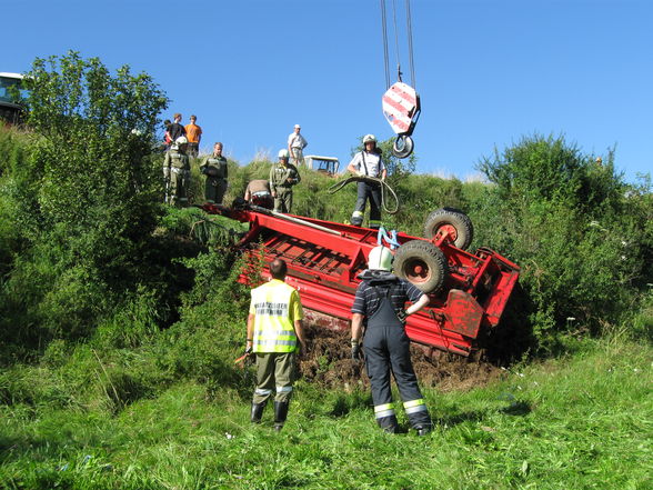 Traktorbergung 27.7.2009 - 