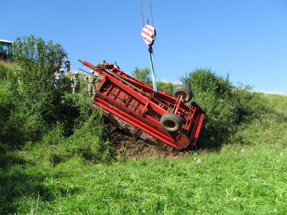 Traktorbergung 27.7.2009 - 