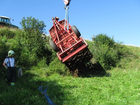 Traktorbergung 27.7.2009 - 