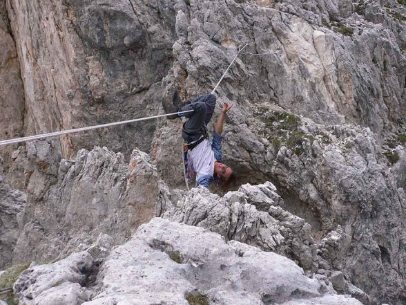 klettern in den Dolomiten - 