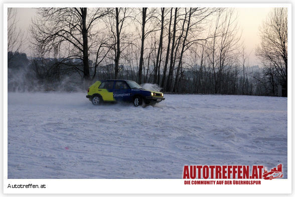 Winterautotreffen mit Driften - 