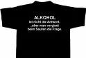 Alkohol macht Birne hohl - 