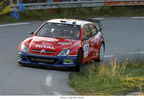 Colin McRae bei der Arbeit - 