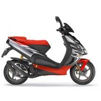 moped und a sportler - 