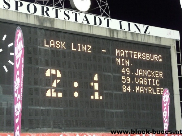 LASK LINZ:MATTERSBURG 2:1 - 