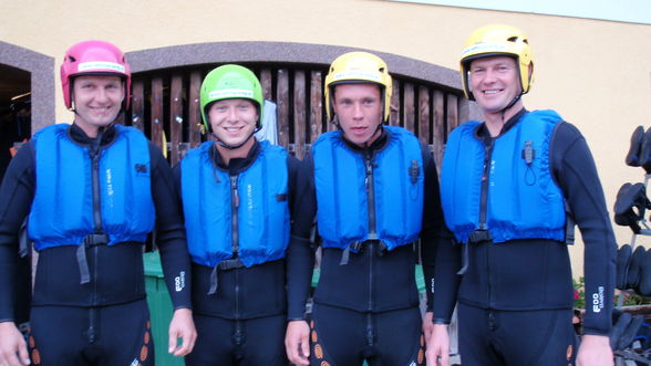 Betriebsausflug Rafting in Palfau - 