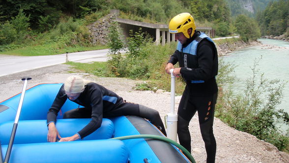 Betriebsausflug Rafting in Palfau - 