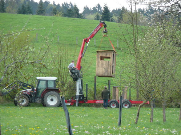 So stöd ma an hochstand auf - 