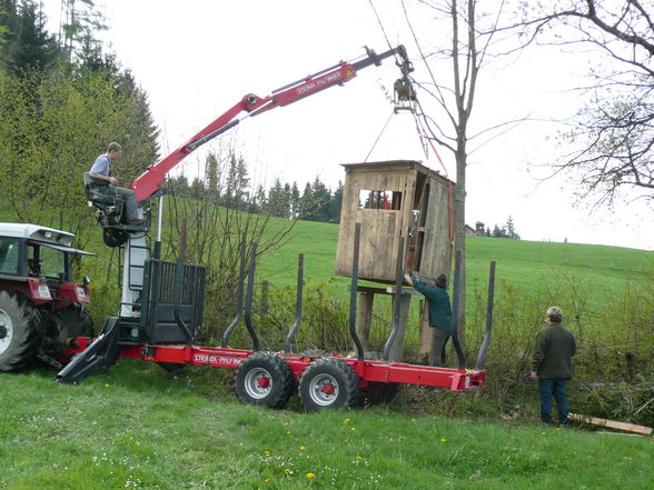 So stöd ma an hochstand auf - 