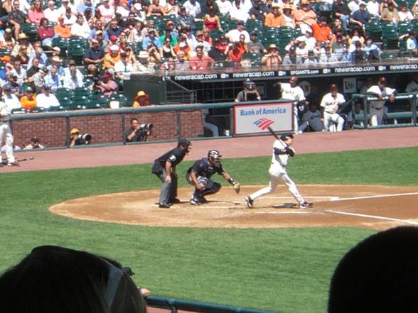 my first Giants Game - 