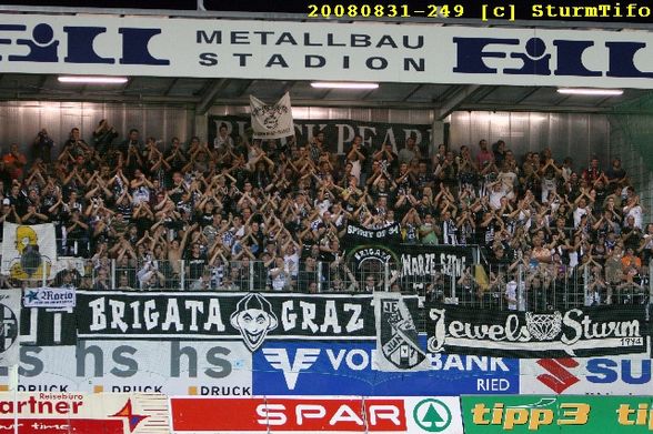 SV Ried - SK Sturm 31.8.2008 (4:1) - 