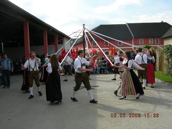 Maibaum aufstellen der LJ Naarn - 