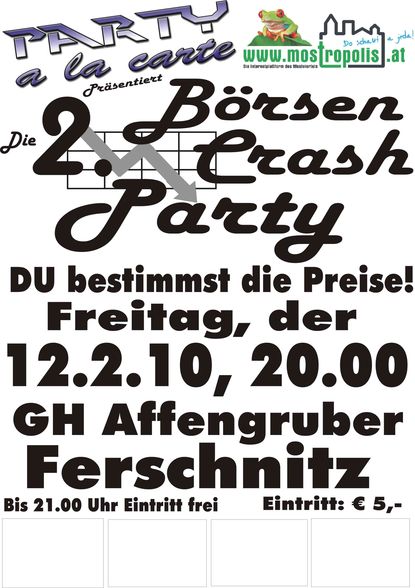 Börsen Crash Party, die Zweite - 