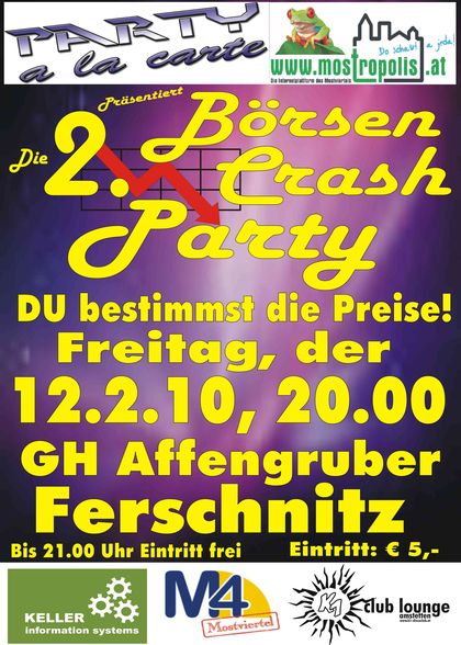 Börsen Crash Party, die Zweite - 