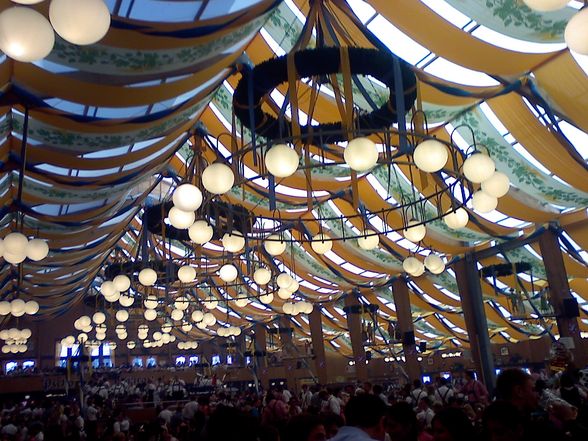 Germany, company and oktoberfest - 