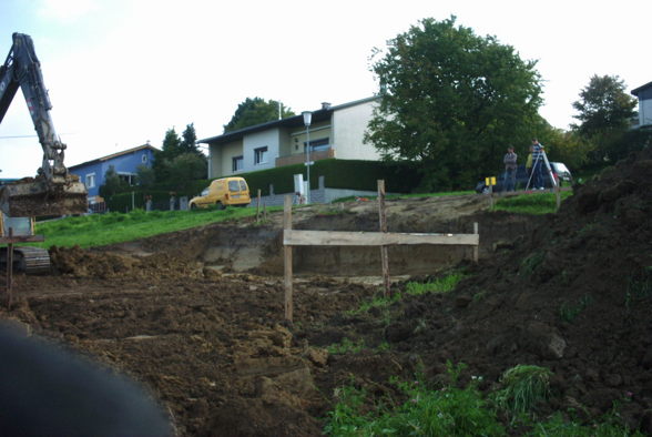 Hausbau, vom Anfang bis zu "Ende&qu - 