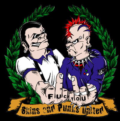 Skins and Punks United!!! - 