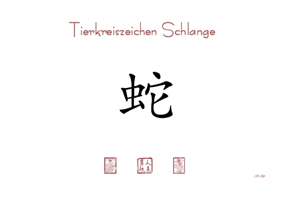 Chinesische Sternzeichen - 