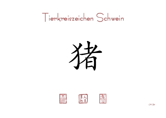 Chinesische Sternzeichen - 