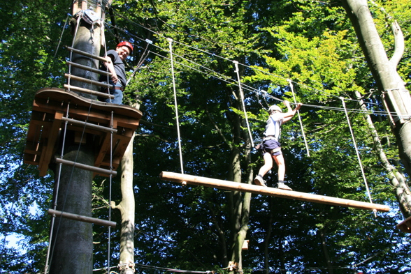 jugendausflug hochseilgarten  - 