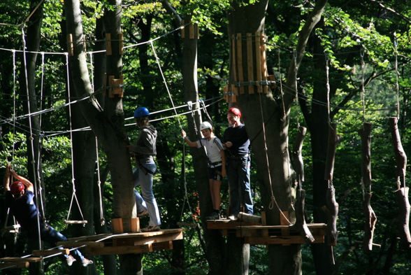 jugendausflug hochseilgarten  - 