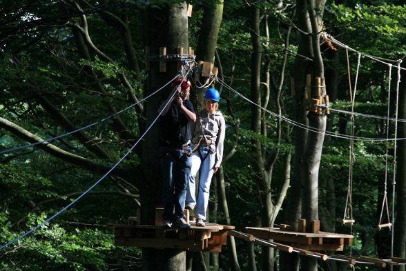 jugendausflug hochseilgarten  - 