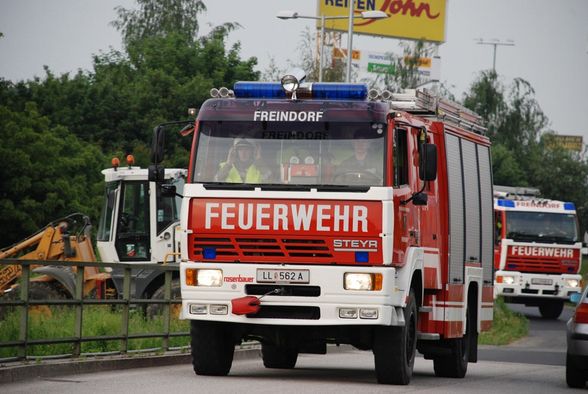 Übung mit der Feuerwehr Freindorf - 