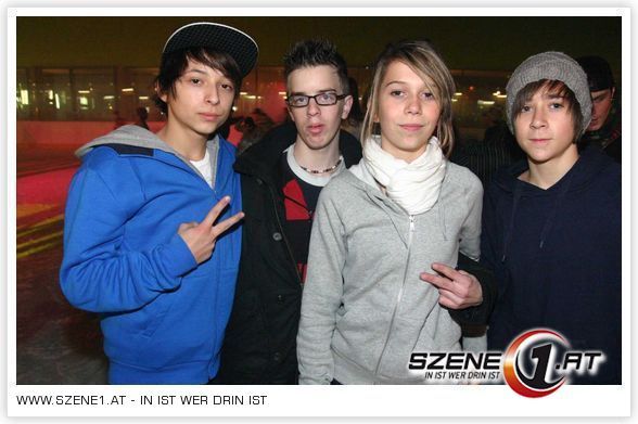 Friends und Ich beim eislaufen - 